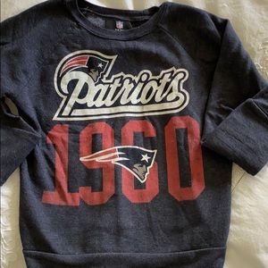 Patriots blue sweatshirt